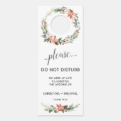 Mystical Winter | Hochzeitsgast stört nicht Türanhänger (Vorderseite)