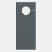 Mystical Winter | Hochzeitsgast stört nicht Türanhänger (Rückseite)