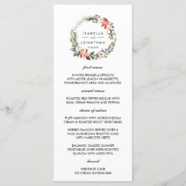 Mystical Winter | Hochzeitsmenü Menükarte