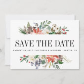Mystical Winter | WEDD bis zum Datum Save The Date (Vorderseite)