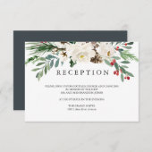 Mystical Winter | WEDING-Empfangsbestätigung Einladung (Vorne/Hinten)