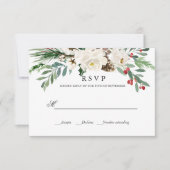 Mystical Winter | WEDING RSVP Karte (Vorderseite)