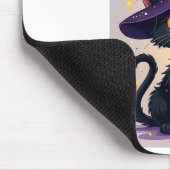 Mystical Wizard Cat Fantasy Mousepad (Ecke)