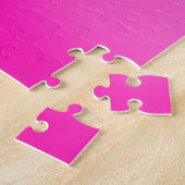 Mystical Wolf | Elegant Türkis & Pink Wolf Puzzle (Seite)
