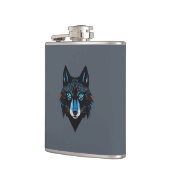 Mystical Wolf Flachmann (Links)