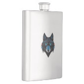 Mystical Wolf Flask Flachmann (Rechts)