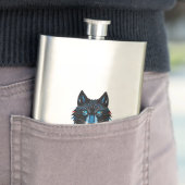 Mystical Wolf Flask Flachmann (Beispiel)