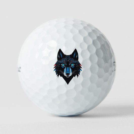 Mystical Wolf Golfball (Vorderseite)