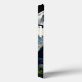 Mystical Wolf Howling bei Moon Surreal Case-Mate iPhone Hülle (Rückseite / Rechts)