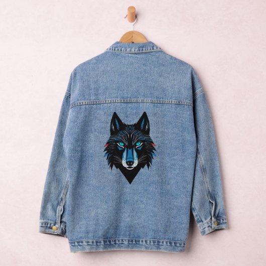 Mystical Wolf Jeansjacke (Hangar)
