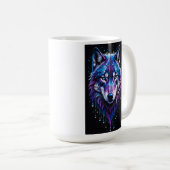 Mystical Wolf Kaffeetasse (VorderseiteRechts)