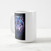 Mystical Wolf Kaffeetasse (Vorderseite Links)