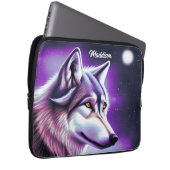 Mystical Wolf - Laptop-Sieb Laptopschutzhülle (Vorne Rechts)