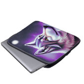 Mystical Wolf Laptopschutzhülle (Vorne Knopf)
