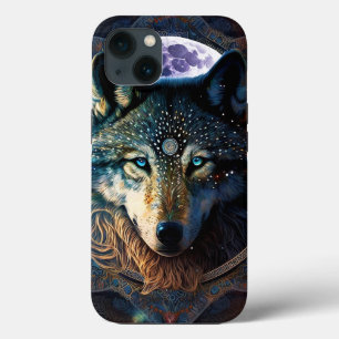 Mystical Wolf Moon Mandala Case-Mate iPhone Hülle