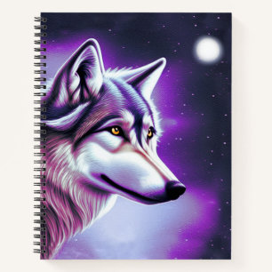 Mystical Wolf Notizblock