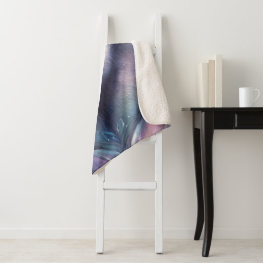 Mystical Wolf Sherpa Blanket Sherpadecke (Beispiel)