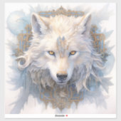 Mystical Wolf Vinyl Sticker (Blatt)