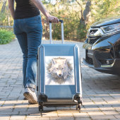 Mystical Wolf Vinyl Sticker (Koffer Insitu)