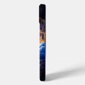 Mystical Wolf Visionary Fantasy Art Monogram Case-Mate iPhone Hülle (Rückseite / Links)