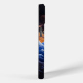 Mystical Wolf Visionary Fantasy Art Monogram Case-Mate iPhone Hülle (Rückseite / Rechts)