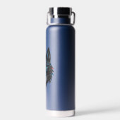 Mystical Wolf Wasserflasche Trinkflasche (Rückseite)