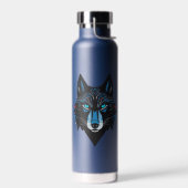 Mystical Wolf Wasserflasche Trinkflasche (Links)