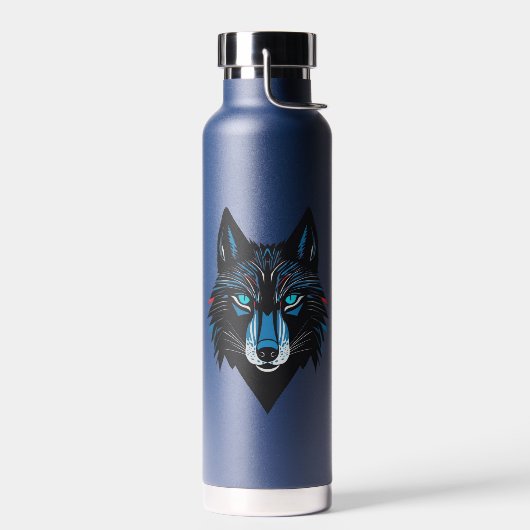 Mystical Wolf Wasserflasche Trinkflasche (Links)
