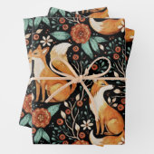 Mystical Woodland Fox with Moons and Moths Geschenkpapier Set (Beispiel)