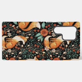 Mystical Woodland Fox with Moons and Moths Samsung Galaxy Hülle (Rückseite (Horizontal))