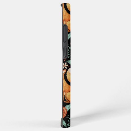 Mystical Woodland Fox with Moons and Moths Samsung Galaxy Hülle (Rechte Seite)