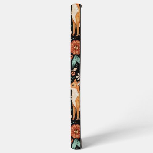 Mystical Woodland Fox with Moons and Moths Samsung Galaxy Hülle (Linke Seite)