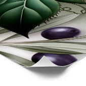 Mystical Woodland Moth Poster (Ecke)