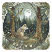 Mystical Woodland Wolf