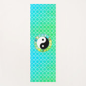 Mystical Yin Yang Symbol auf Quatrefolie Yogamatte (Vorderseite)