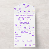 MysticalRoseFavours Gift Shop Rechnung All In One Einladung (Innen Boden)