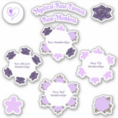 MysticalRoseFavours Rose Member Stickers Aufkleber (Vorderseite)