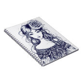 MysticRose Notizblock (Rechte Seite)