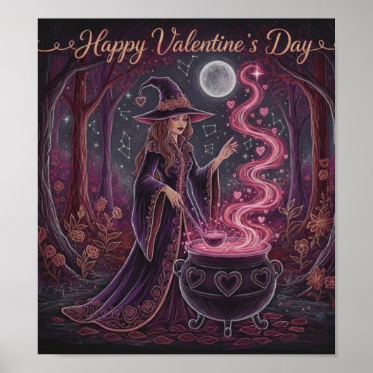 MysticValentineWitch Poster (Vorne)