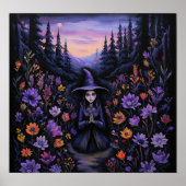 MysticWildFlowerWitch Poster (Vorne)