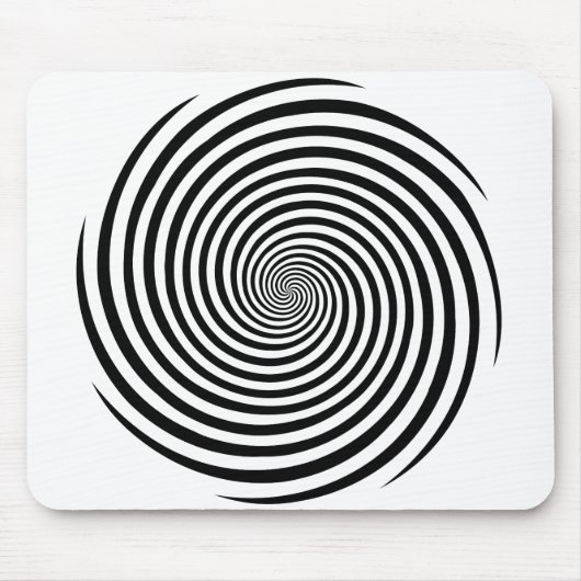 Mystifizieren Sie Ihre Maus mit Hypnosis Spirale M Mousepad (Vorne)