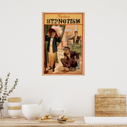 Mystifizierende Hypnose VAUDEVILLE Poster (Küche)