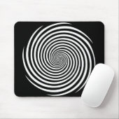 Mystify Your Mouse with Hypnosis Spiral Mouse Pad Mousepad (Mit Mouse)