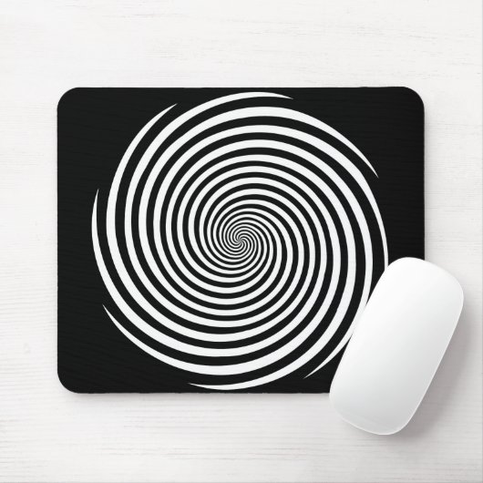 Mystify Your Mouse with Hypnosis Spiral Mouse Pad Mousepad (Mit Mouse)