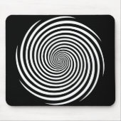 Mystify Your Mouse with Hypnosis Spiral Mouse Pad Mousepad (Vorne)
