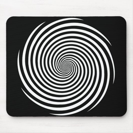 Mystify Your Mouse with Hypnosis Spiral Mouse Pad Mousepad (Vorne)