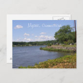 Mystik, Connecticut Postkarte (Vorne/Hinten)