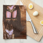 Mystik der samtenen Schatten Geschirrtuch (Viertel Falte)