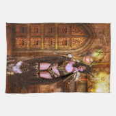 Mystik der samtenen Schatten Geschirrtuch (Horizontal)