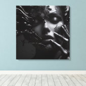 Mystik der Schatten: Ein Tanz aus Licht und Dunkel Leinwanddruck (Insitu (Holzboden))